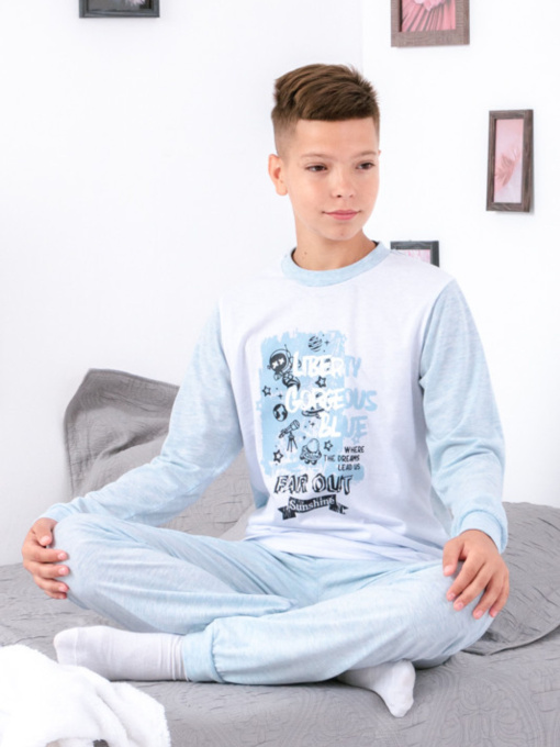 Піжама Носи своє модель 6076-001-33-4-1-blakitnij-melanzh Фото