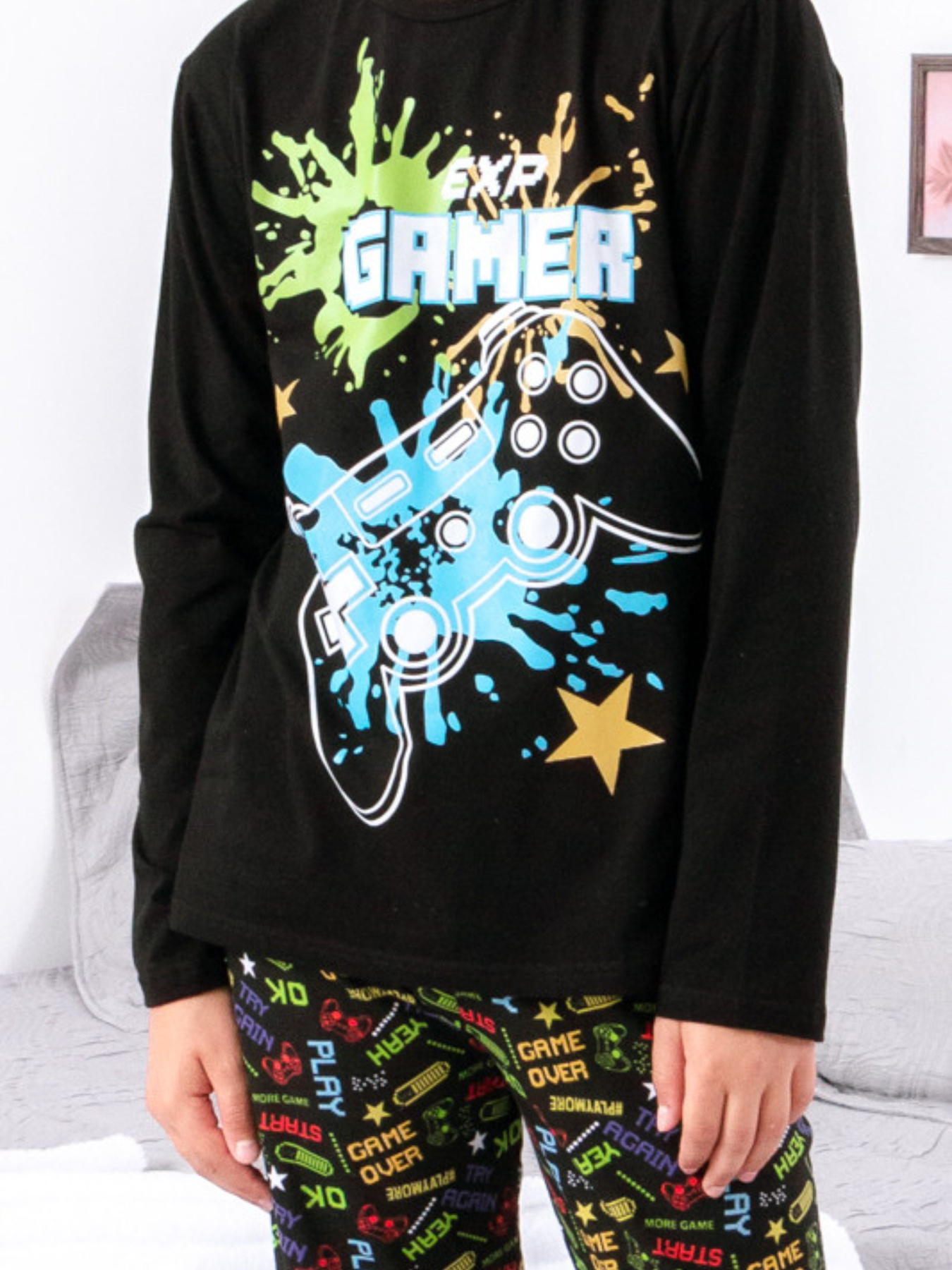 Пижама Носи своє модель 6347-043-33-1-gamer-chornij Фото