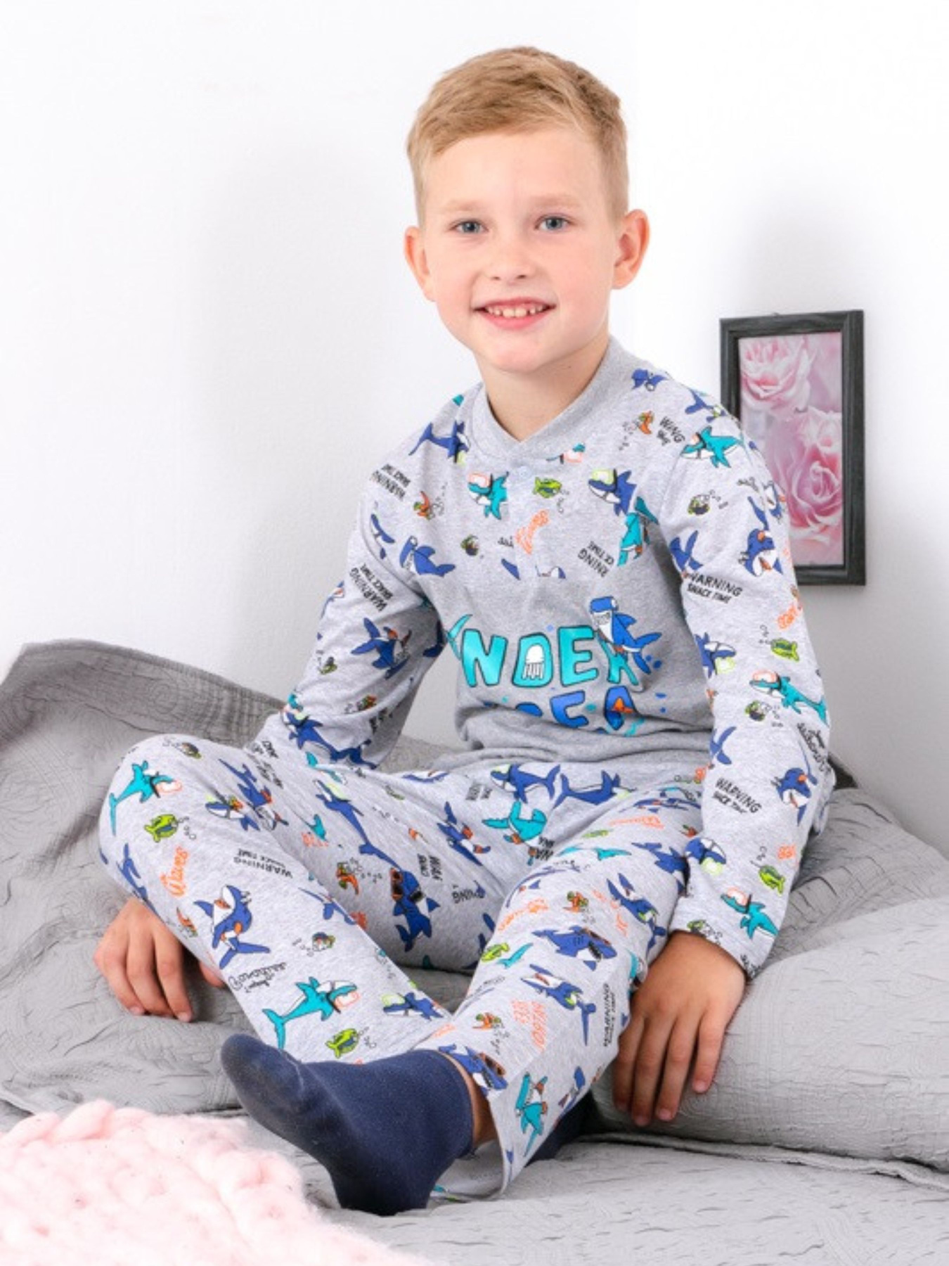 Пижама Носи своє модель 6077-002-33-4-akula-srij Фото