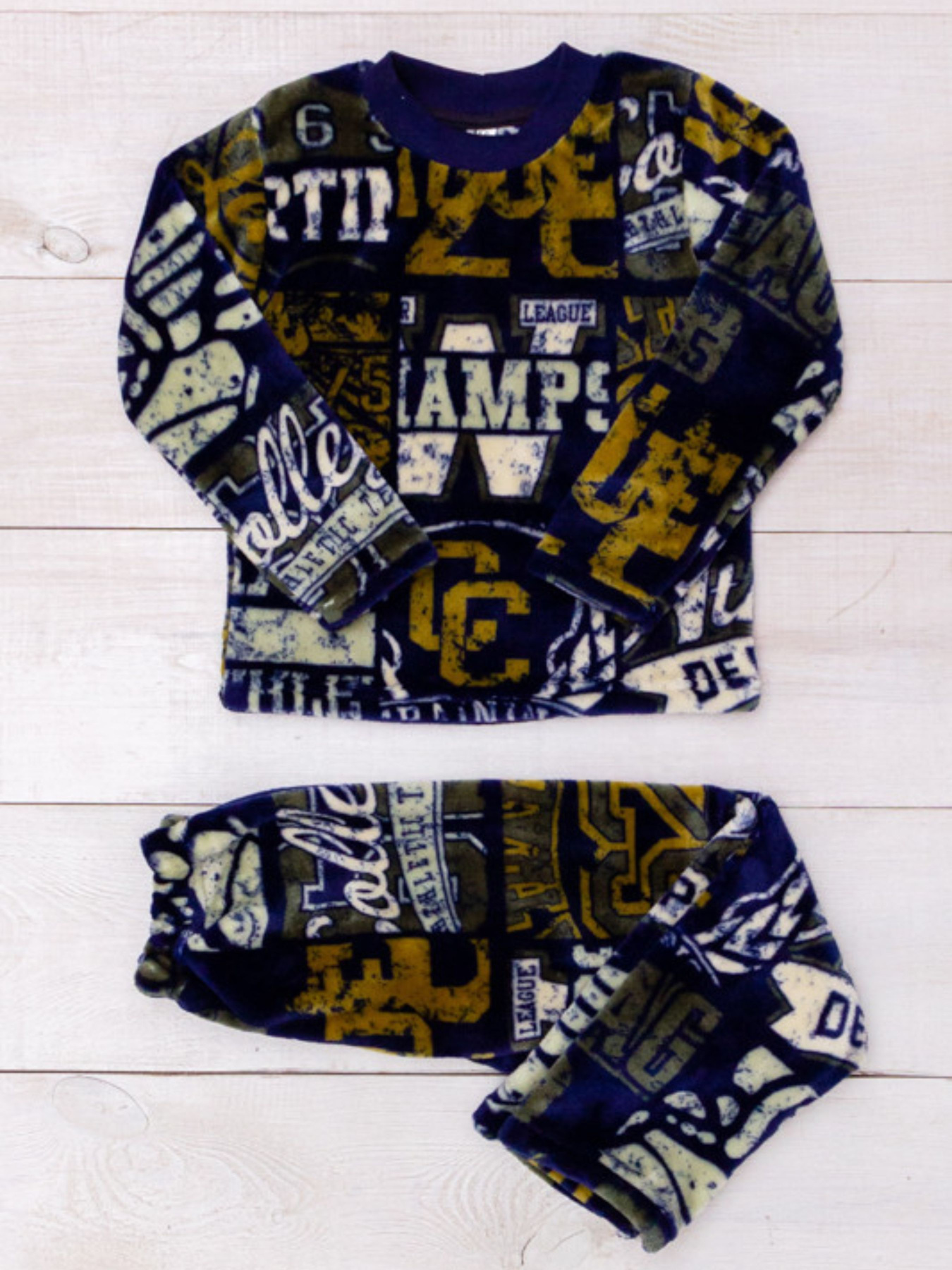 Пижама Носи своє модель 6079-035-4-1-chornilxno-sinj-nadpisi Фото