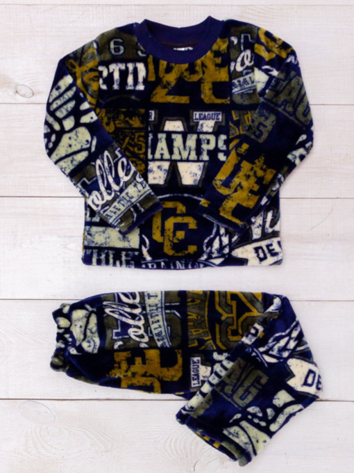 Піжама Носи своє модель 6079-035-4-1-chornilxno-sinj-nadpisi Фото