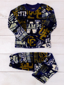 Пижама Носи своє модель 6079-035-4-1-chornilxno-sinj-nadpisi Фото