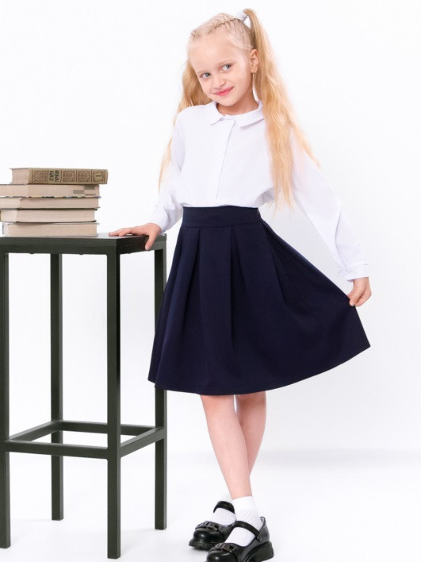 Юбка мини Носи своє модель 6219-109-chornilxno-sinj Юбка мини Носи своє модель 6219-109-chornilxno-sinj Фото