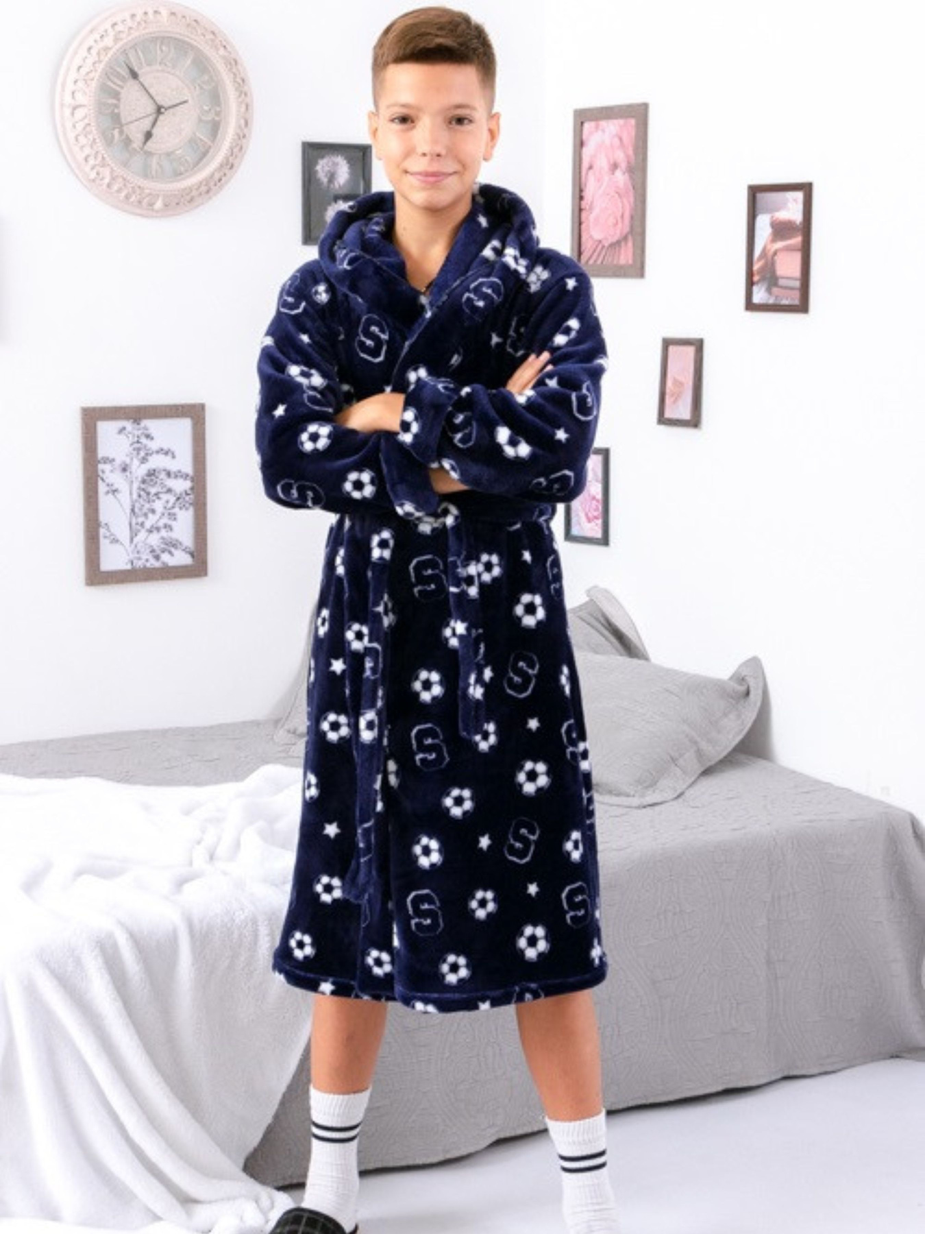 Халат Носи своє модель 6390-035-4-chorn-sinj-m-qch Фото