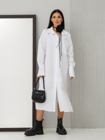 Платье миди Jadone Fashion модель Suknya_Koset_bila Фото