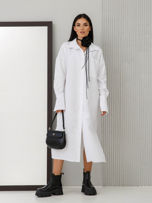 Платье миди Jadone Fashion модель Suknya_Koset_bila Фото