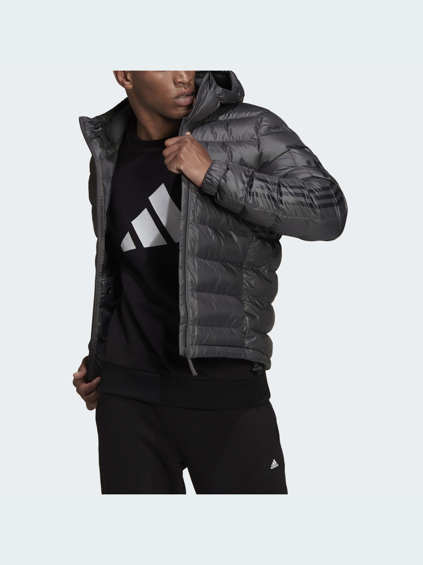 Демисезонная куртка Adidas 3 Stripes модель GV5330 Фото