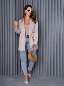 Блейзер ISSA Plus модель 14172_beige Фото