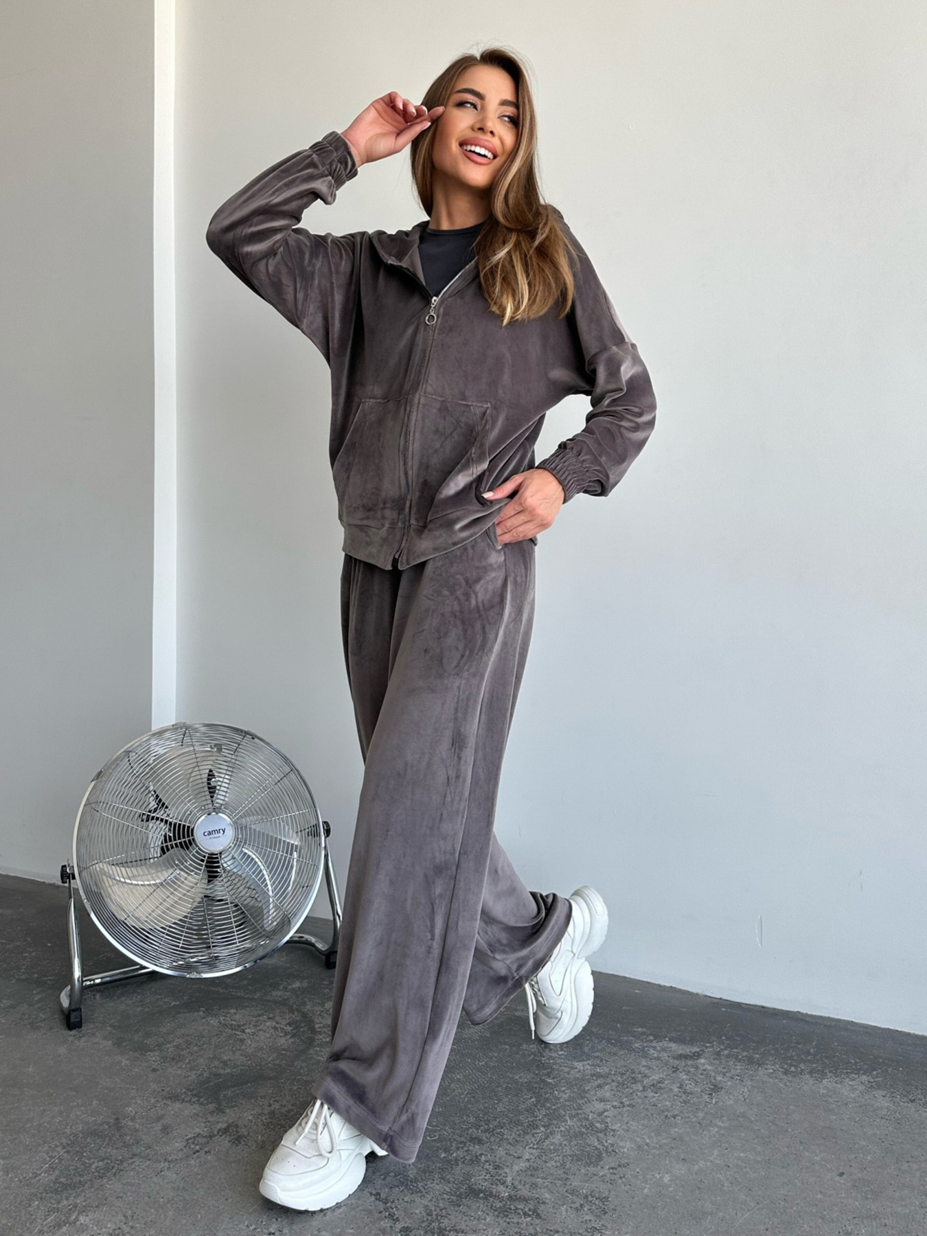 Костюм ISSA Plus модель SA-483_brown Фото