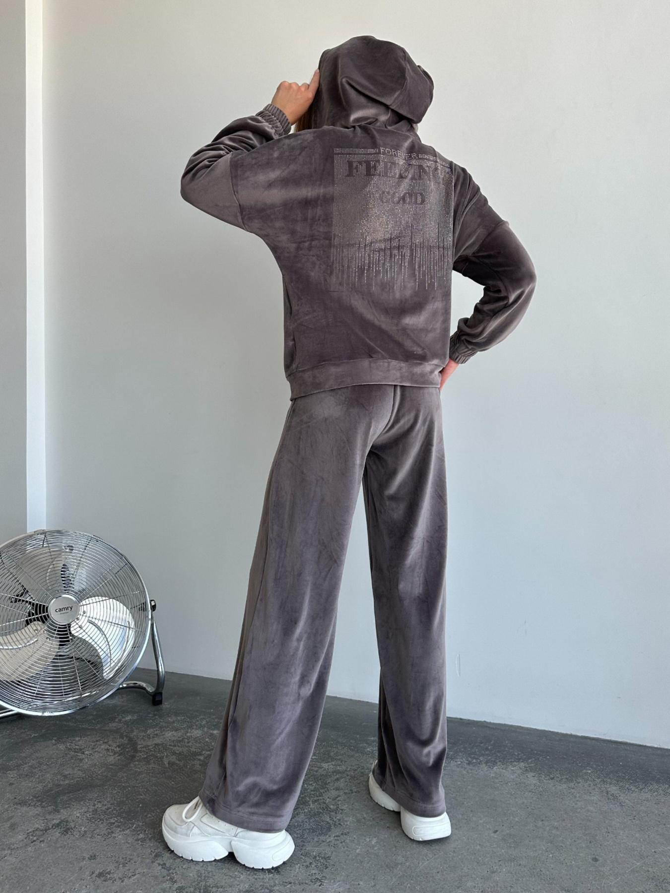 Костюм ISSA Plus модель SA-483_brown Фото