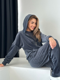 Повсякденний костюм ISSA Plus модель SA-483_grey Фото