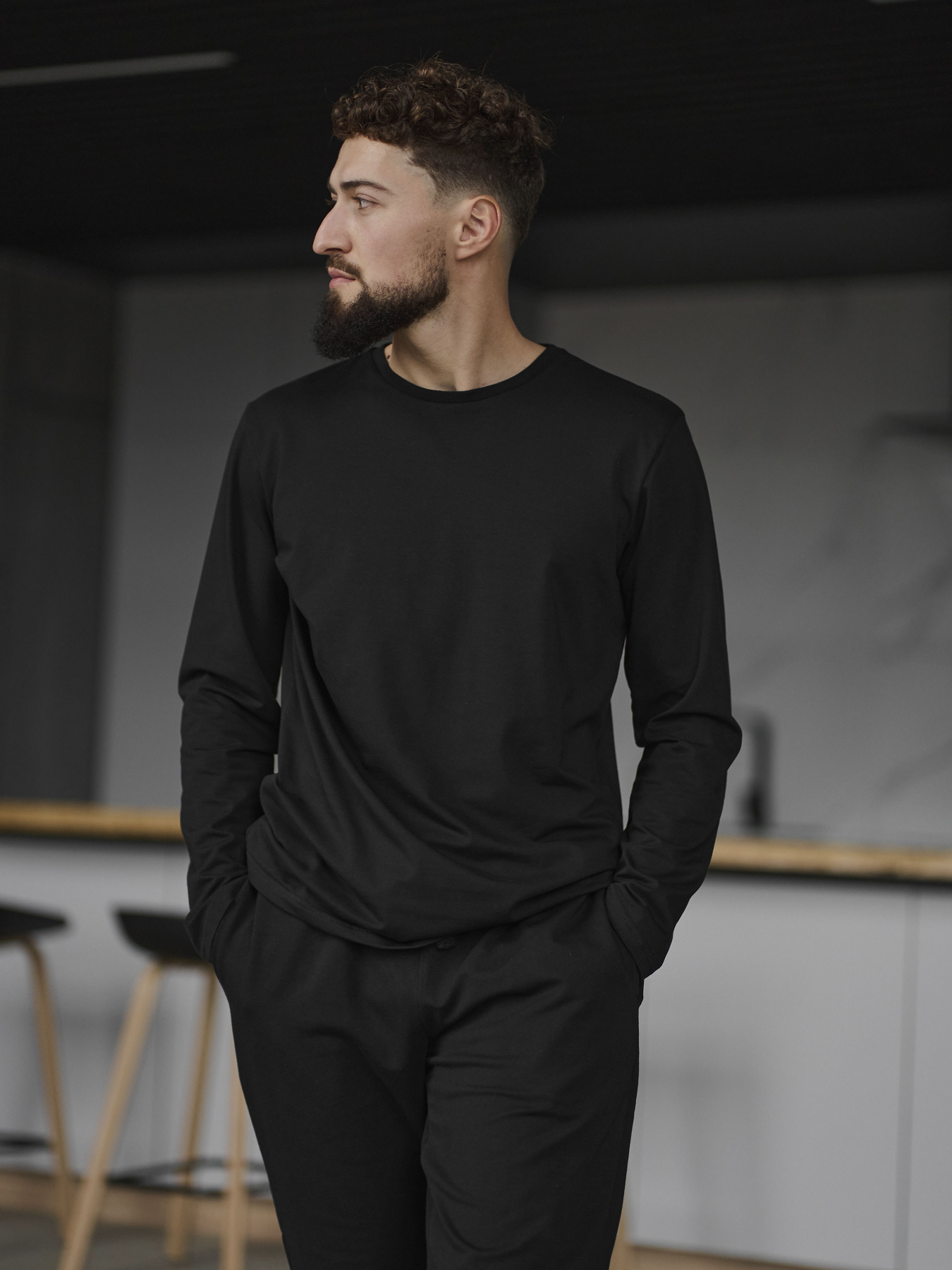 Лонгслив HANDY WEAR Cotton Basic модель 0642 Фото