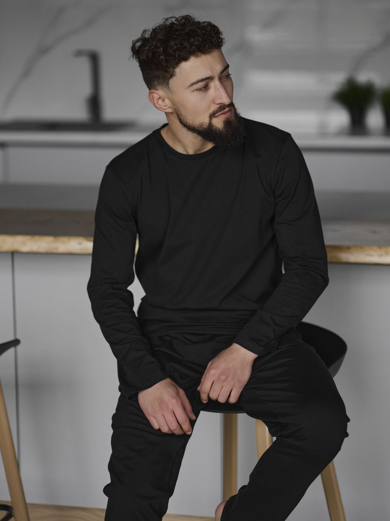 Лонгслив HANDY WEAR Cotton Basic модель 0642 Фото