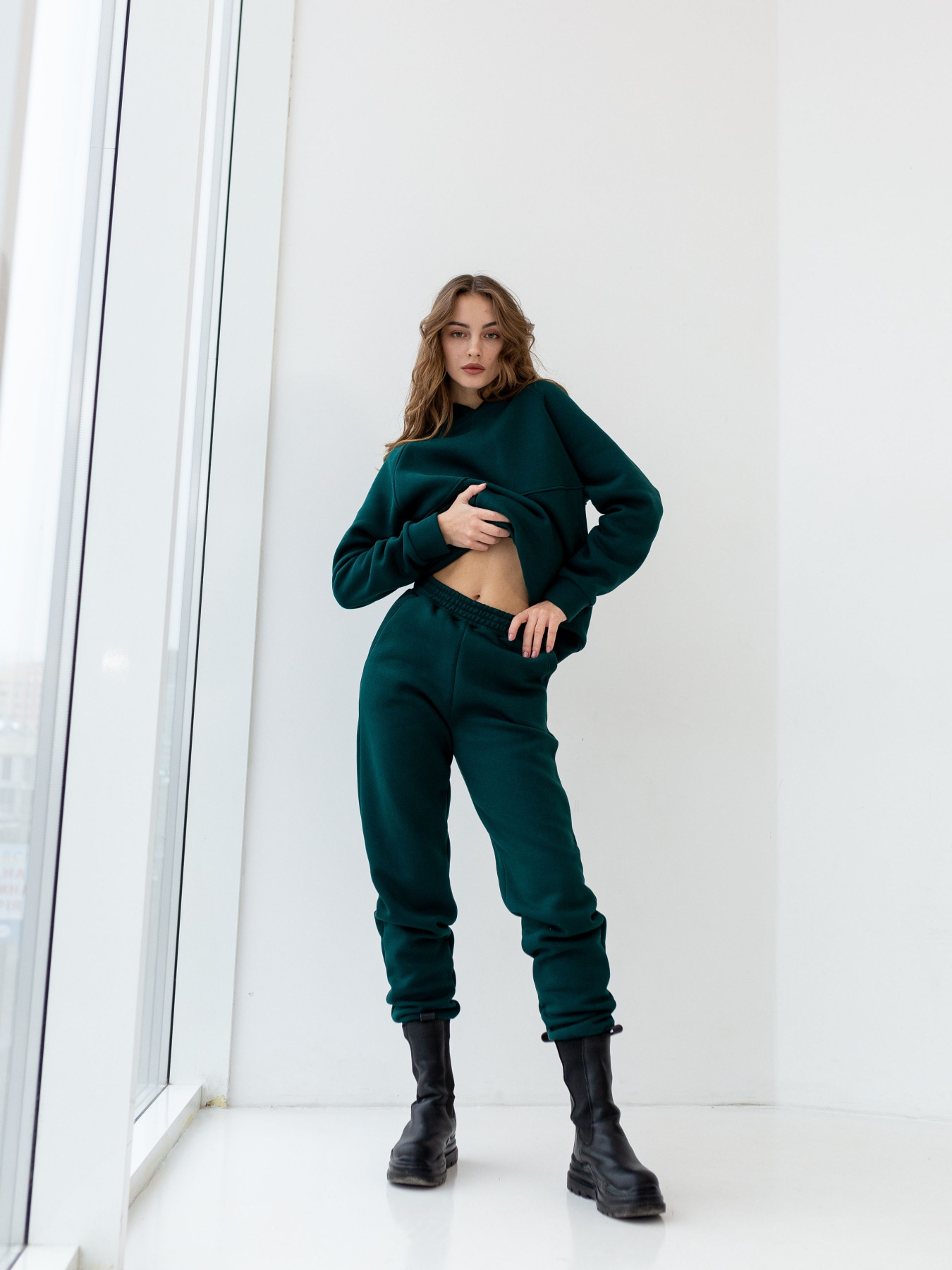 Спортивный костюм BAVNA модель 1102green Фото