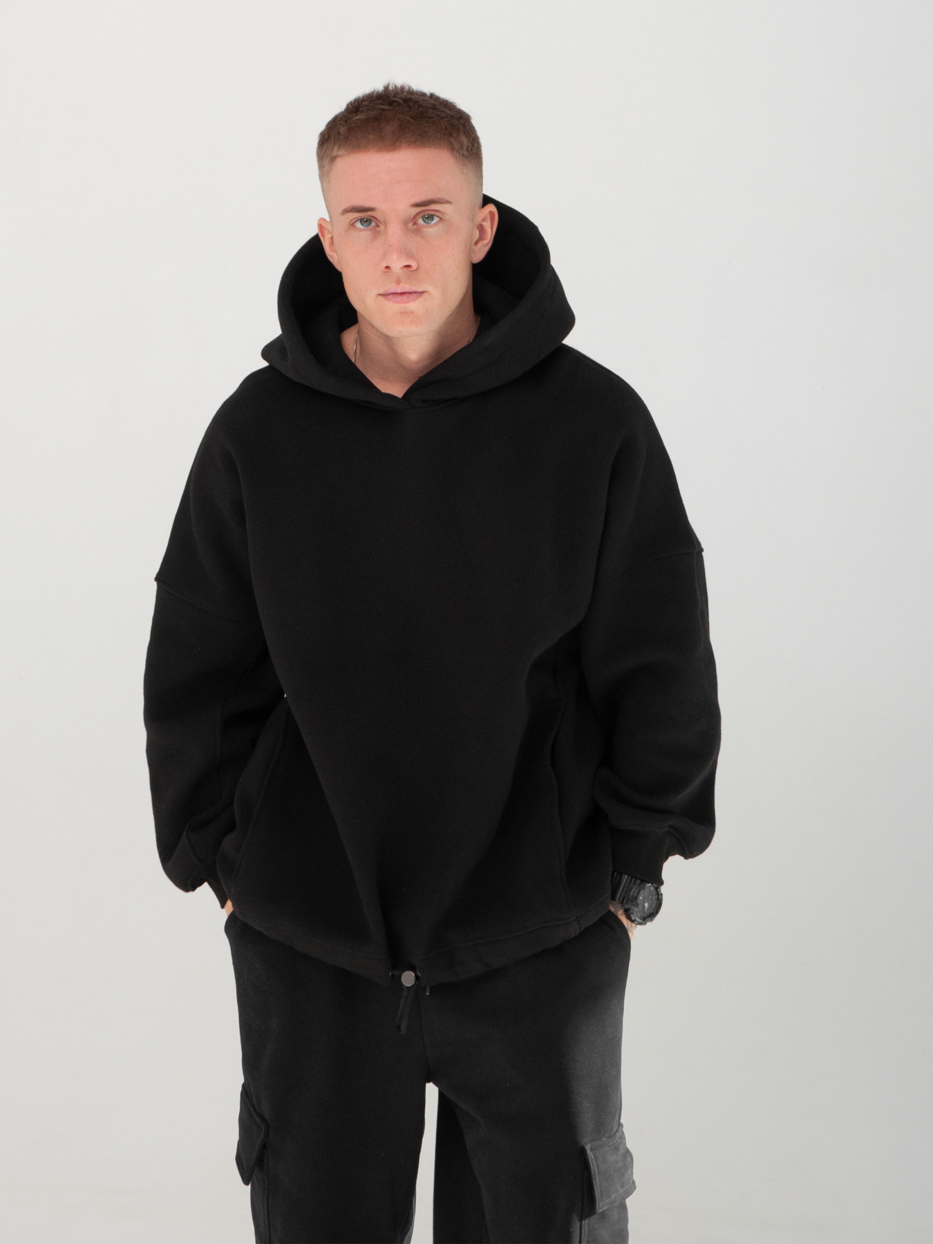 Худи IJ модель ij-hoodie-black-men Худи IJ модель ij-hoodie-black-men Фото