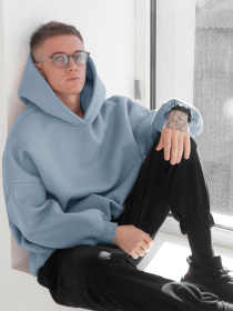 Худі IJ модель ij-hoodie-blue-men Фото