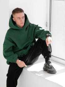 Худі IJ модель ij-hoodie-green-men Фото