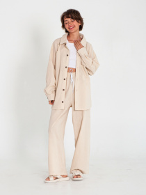 Рубашка IJ модель ij-sorochka-linen-bej Фото