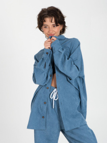 Сорочка IJ модель ij-sorochka-velvet-blue Фото