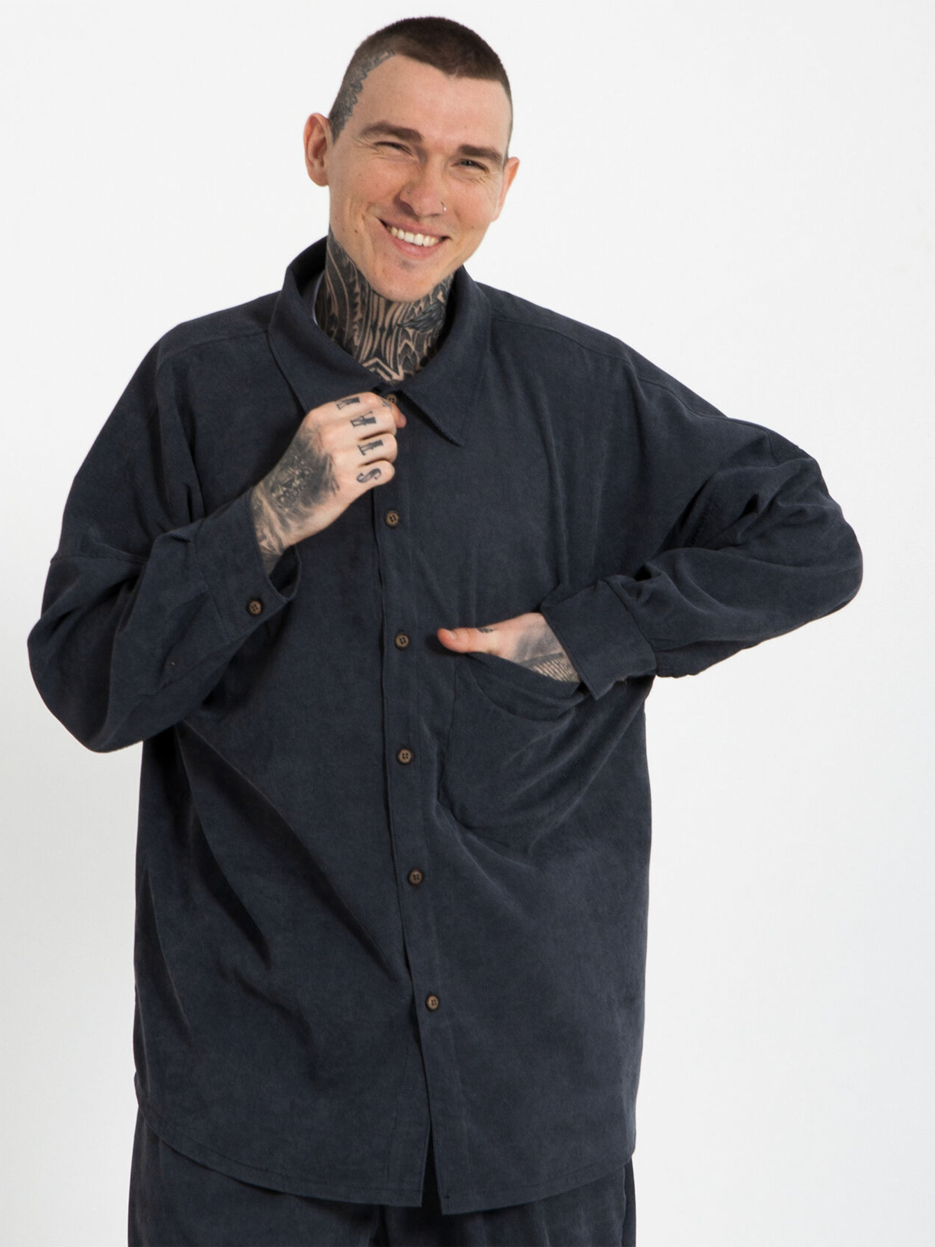 Сорочка IJ модель ij-sorochka-velvet-grafit-men Фото