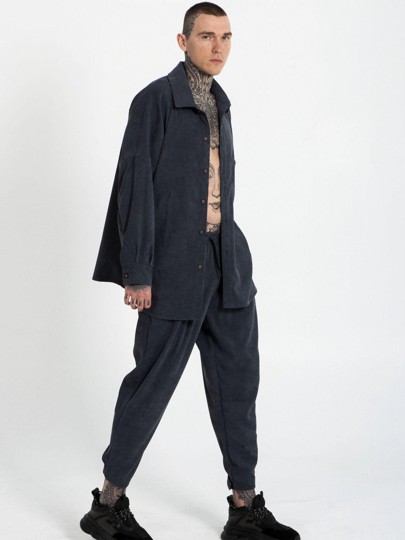 Сорочка IJ модель ij-sorochka-velvet-grafit-men Фото