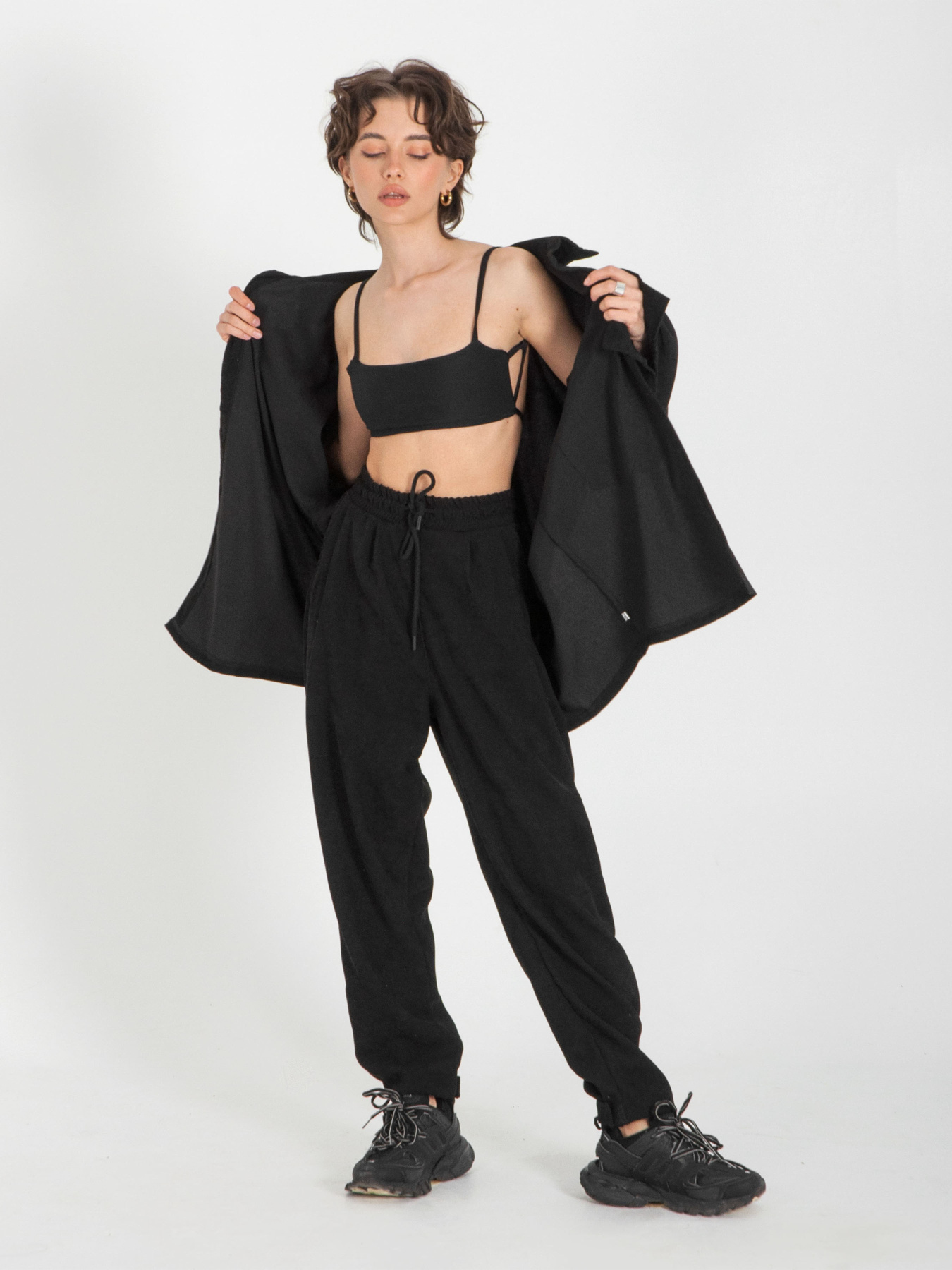 Рубашка IJ модель ij-sorochka-velvet-black Фото