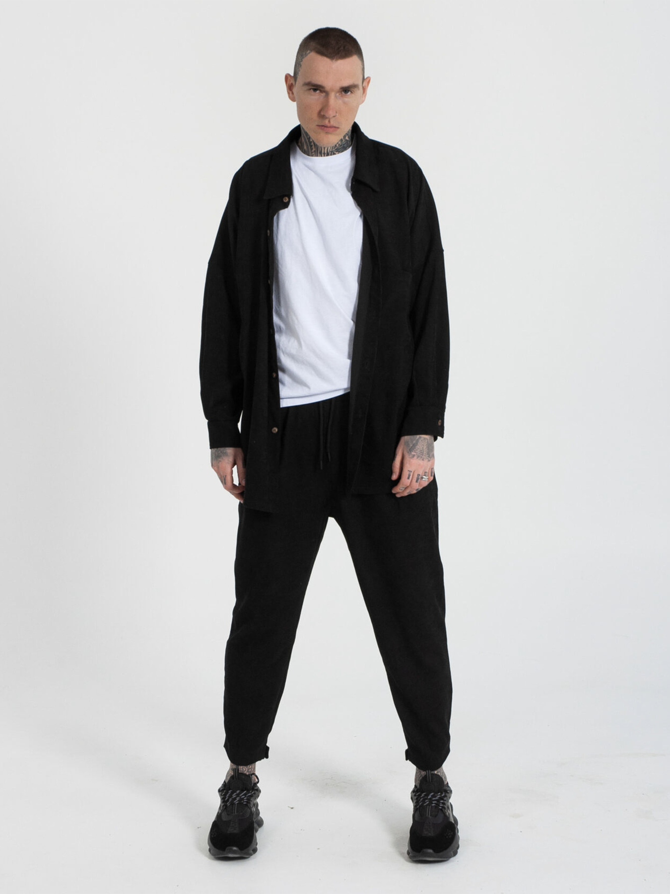 Сорочка повсякденна IJ модель ij-sorochka-velvet-black-men Фото