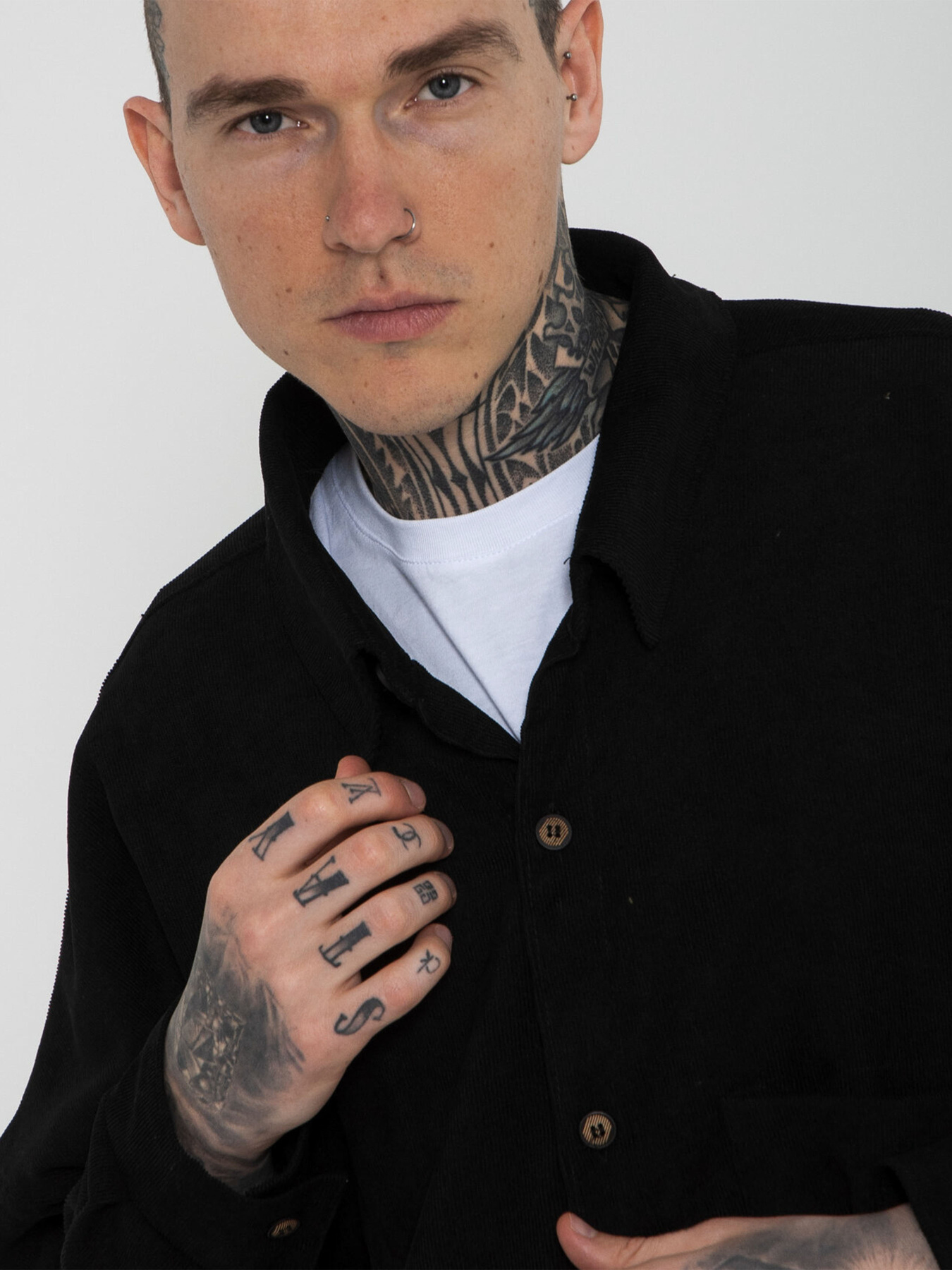 Сорочка повсякденна IJ модель ij-sorochka-velvet-black-men Фото