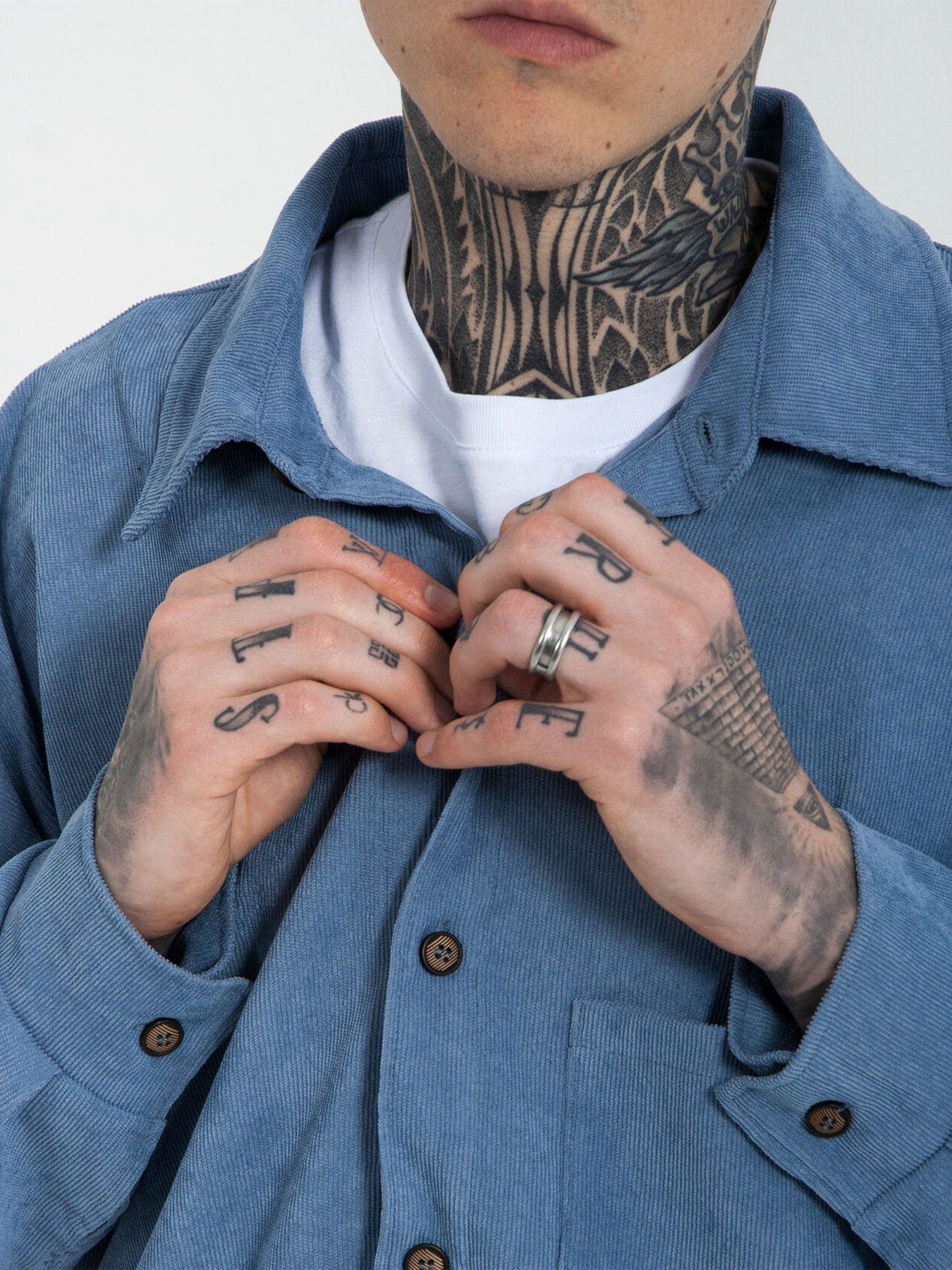 Рубашка повседневная IJ модель ij-sorochka-velvet-blue-men Фото