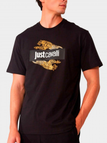 Футболкалар мен поло жейделер Just Cavalli үлгі 74OBHF07-CJ200-G89 Фото