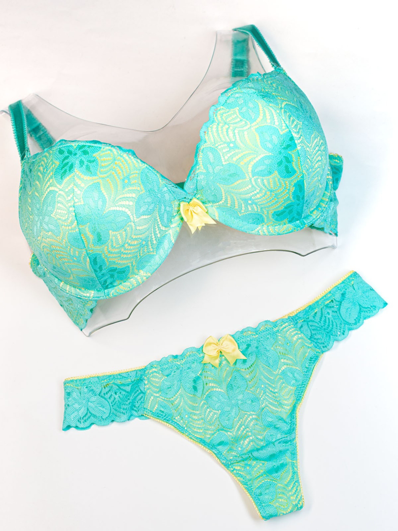 Комплект білизни ISSA Plus модель BL2-671_turquoise Фото