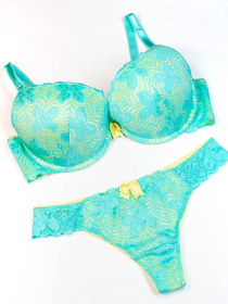 Комплект білизни ISSA Plus модель BL2-671_turquoise Комплект білизни ISSA Plus модель BL2-671_turquoise Фото