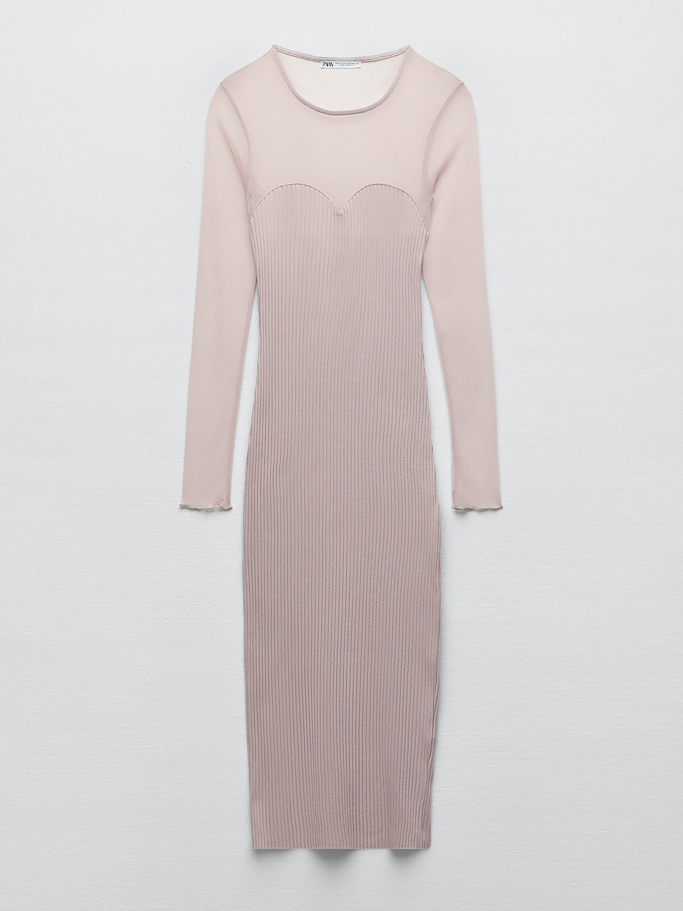 Платье миди ZARA модель 68621 Фото