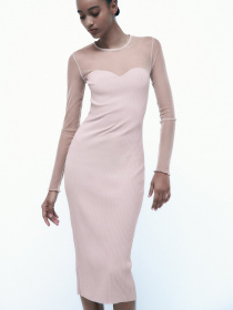 Платье миди ZARA модель 68621 Фото