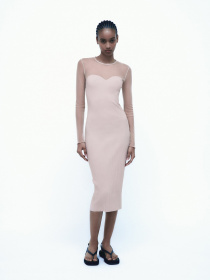 Платье миди ZARA модель 68621 Фото