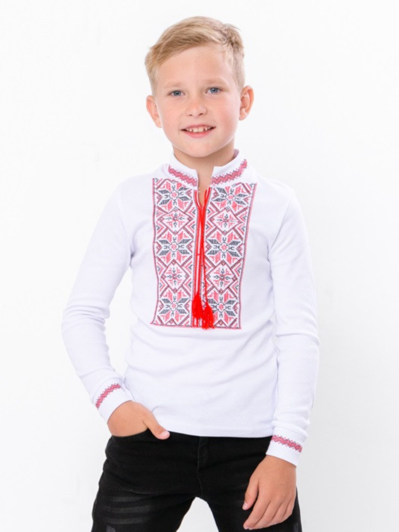 Вышитая рубашка Носи своє модель 6128-038-22-chervonij Фото