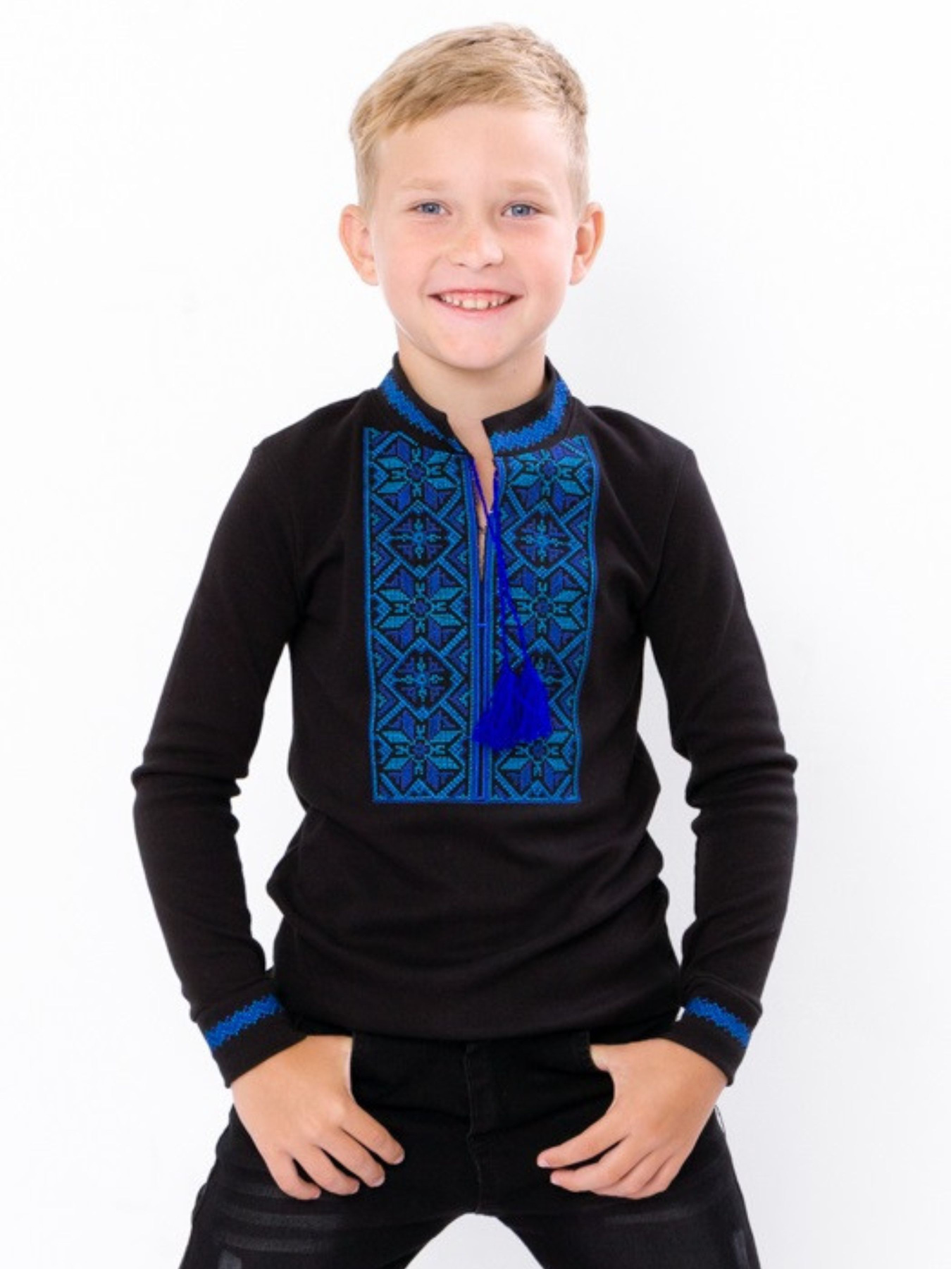 Вышитая рубашка Носи своє модель 6128-015-22-blakitnij Фото