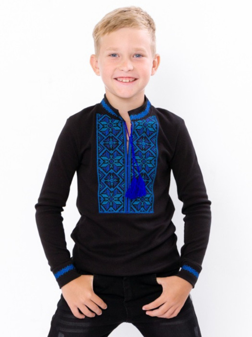 Вышитая рубашка Носи своє модель 6128-015-22-blakitnij Фото