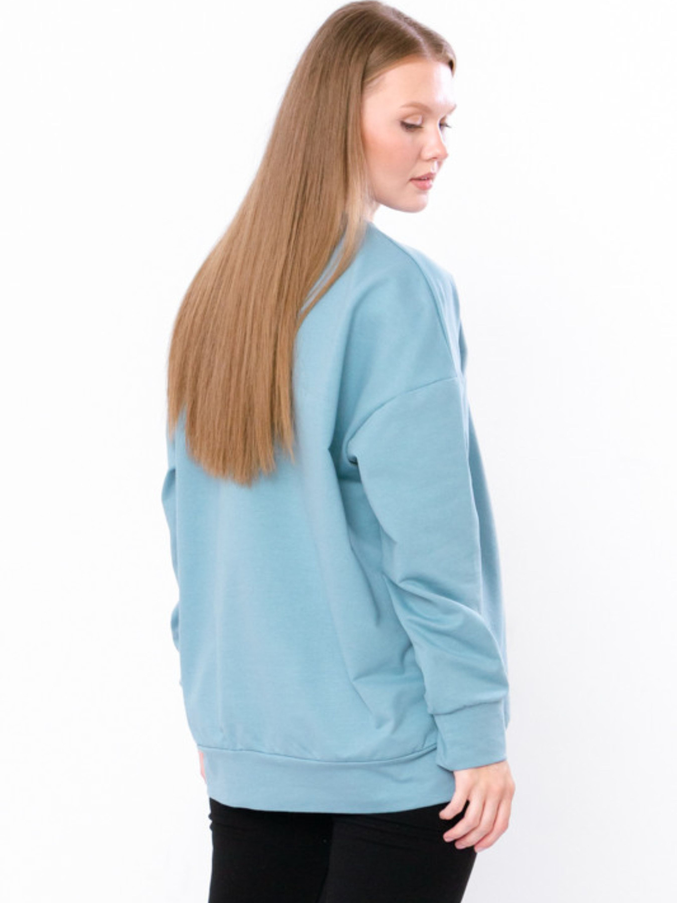 Свитшот Носи своє модель 8355-057-sro-blakitnij Фото