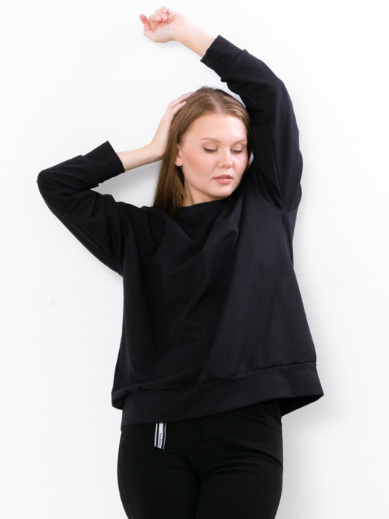 Свитшот Носи своє модель 8355-057-chornilxno-sinj Фото