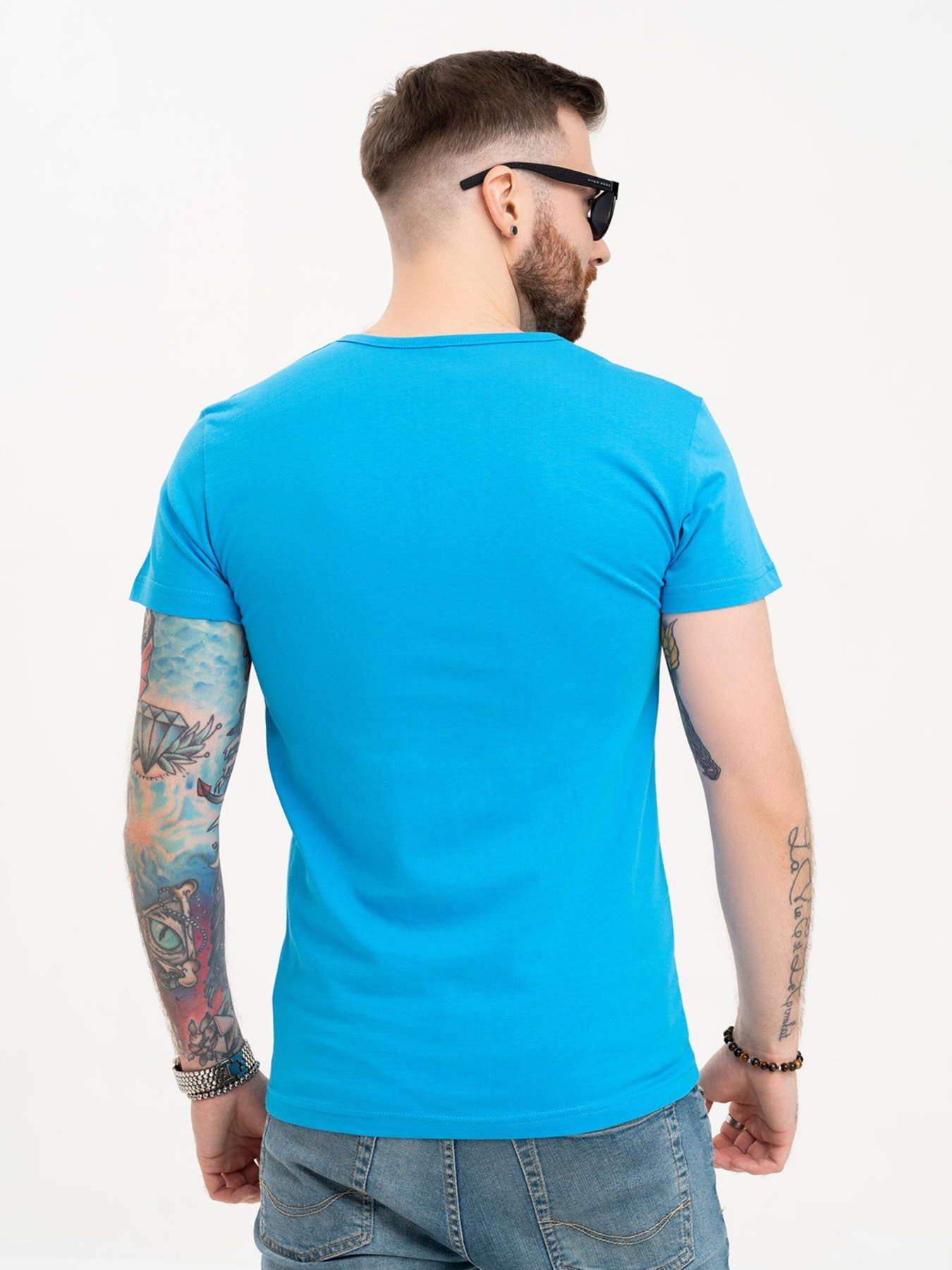 Футболка ISSA Plus модель GN4-42_lightblue. Фото