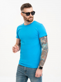 Футболка ISSA Plus модель GN4-42_lightblue. Фото