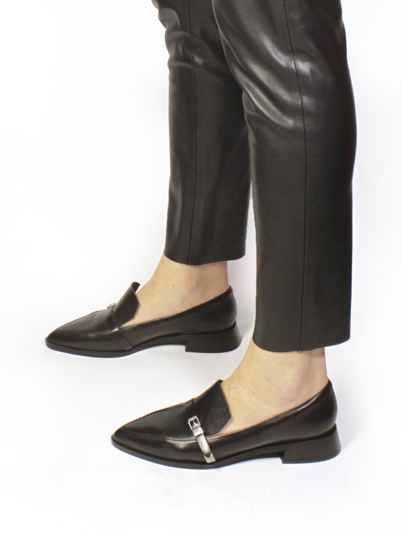 Лоферы It-girl модель 673-61-black Фото