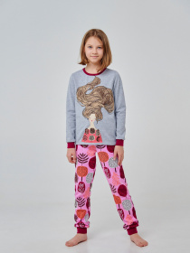 Пижама SMIL модель smil_104696-seryj-melanz Фото