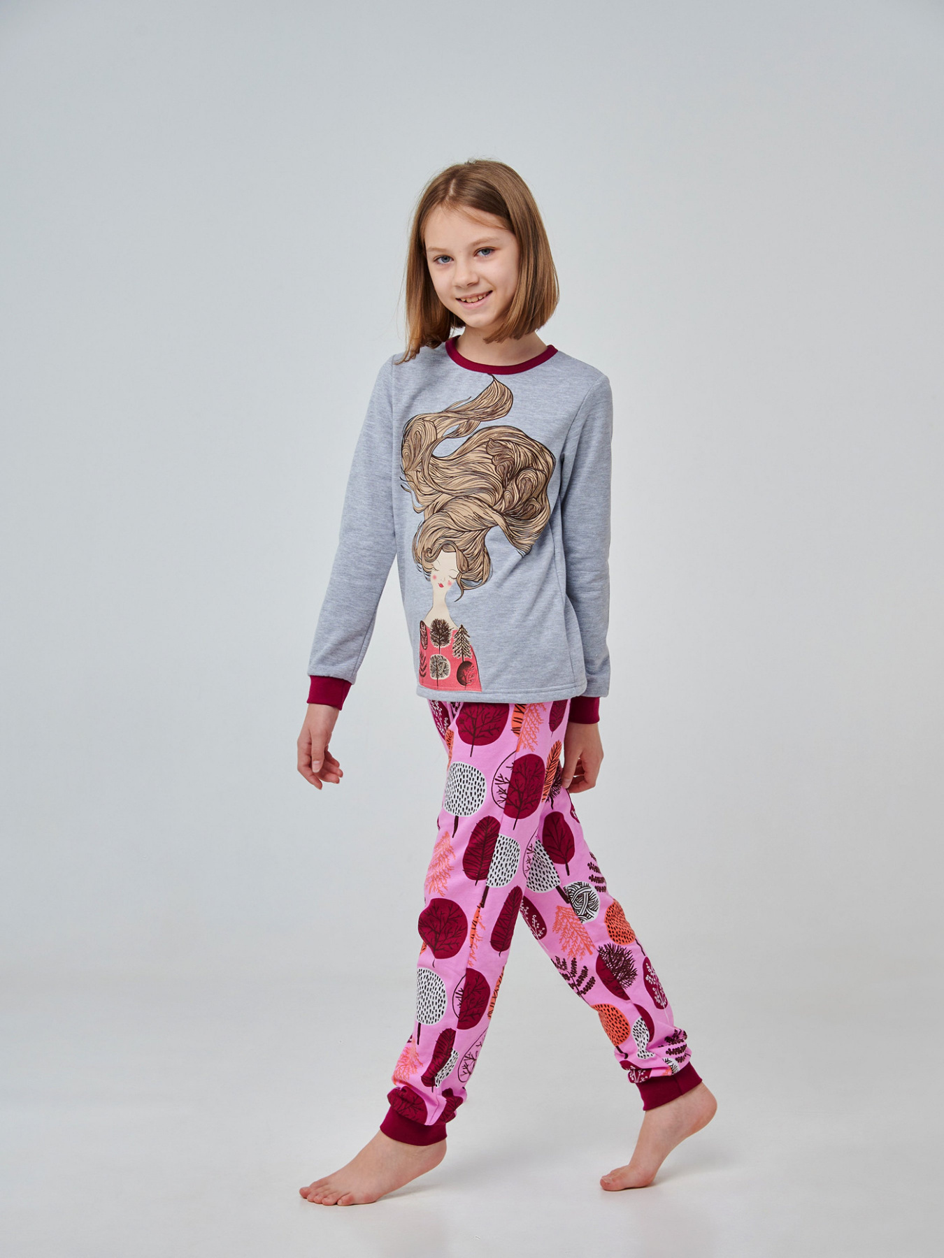 Піжама SMIL модель smil_104696-seryj-melanz Фото