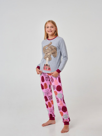 Пижама SMIL модель smil_104744-seryj-melanz Фото