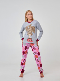 Пижама SMIL модель smil_104744-seryj-melanz Фото