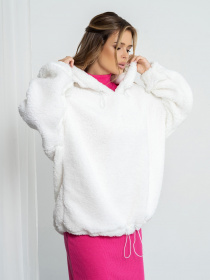 Худи ISSA Plus модель 13580_white Худи ISSA Plus модель 13580_white Фото