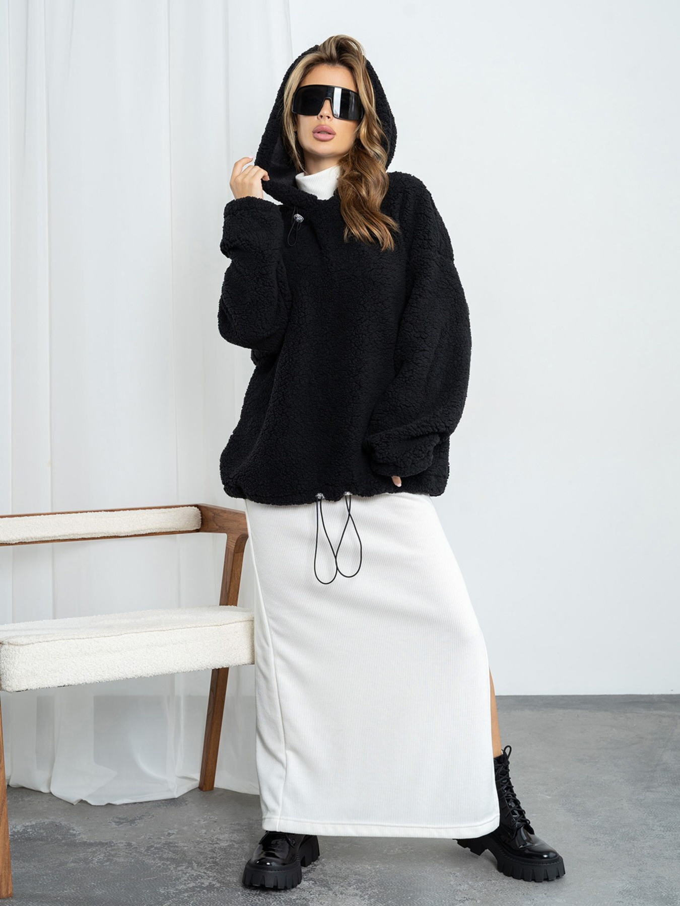 Худи ISSA Plus модель 13580_black Фото