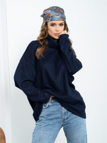 Свитер ISSA Plus модель 13763_darkblue Фото